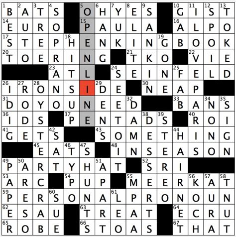 yentas crossword clue